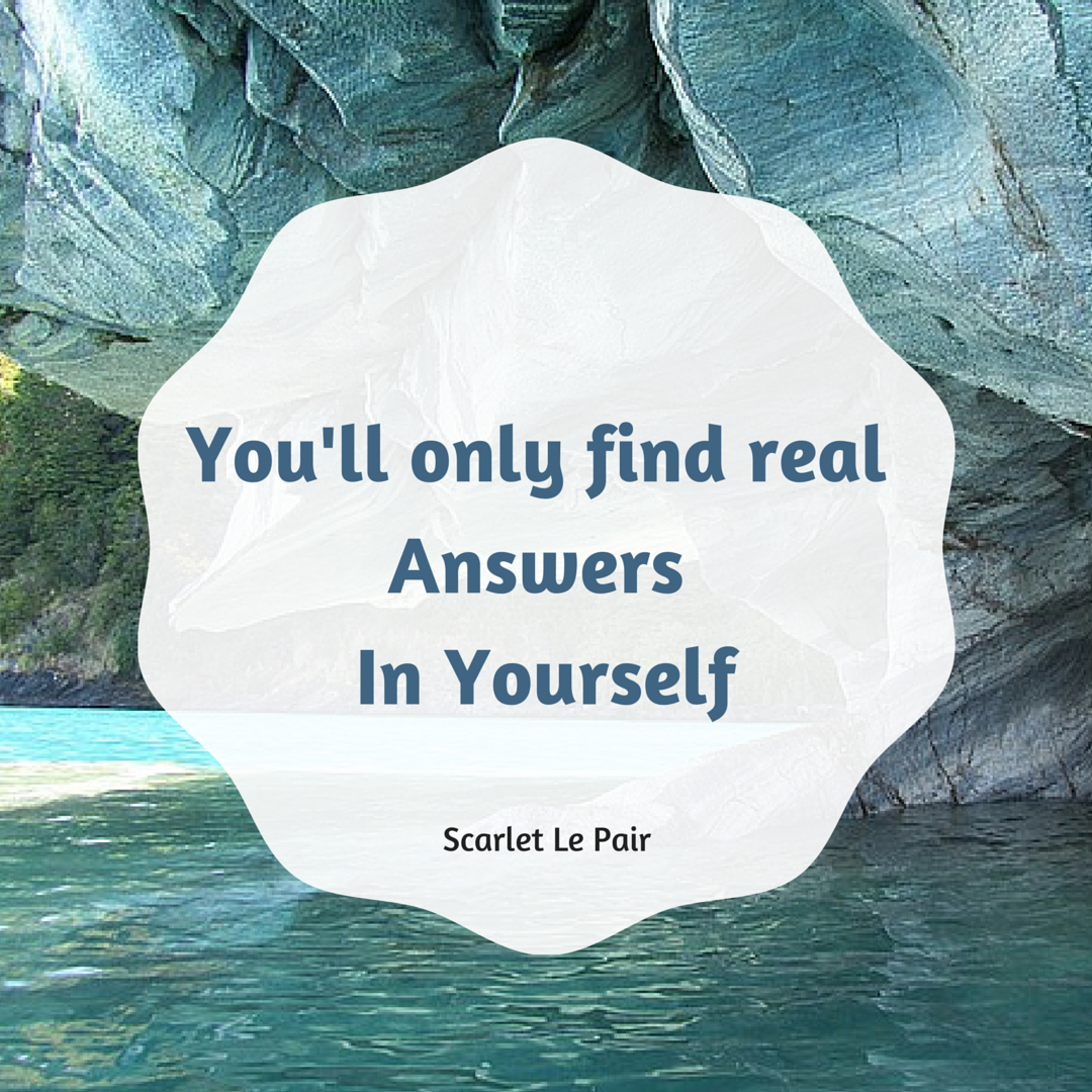 zoek het antwoord in jezelf