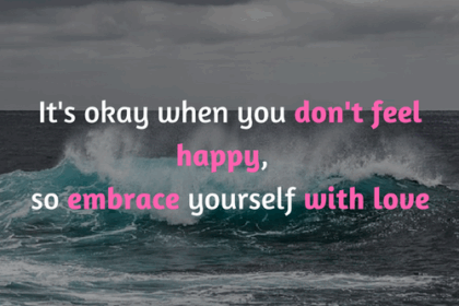 als je niet lekker in je vel zit