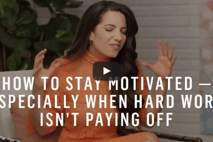 gemotiveerd blijven als het niet lukt