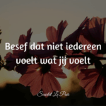 er ligt een druk op je