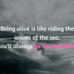 het leven kent ups en downs