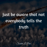 er niet meer intrappen