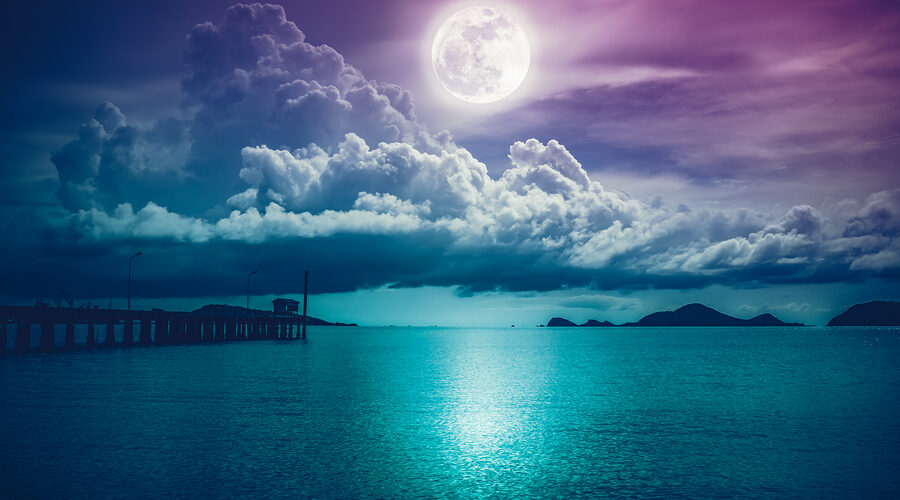 De energie van het universum: volle maan van 29 mei 2018